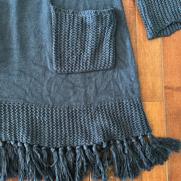 Soft Surroundings Navy Cowlneck Tunic Sweater Size XS - Picture 2 of 7